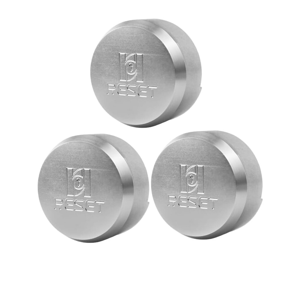 Reset-903 Keyed Alike Heavy-Duty Aluminum Hidden Shackle Padlock For Warehouses Containers Trailers Vans Trucks Gate Vending Machines - Stainle 6972461200586
