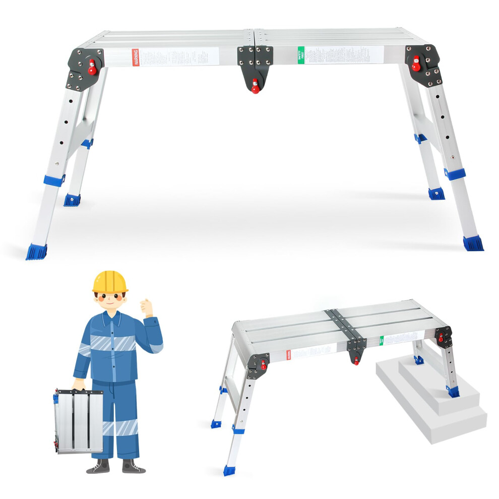 Leadallway Nastaviteln Pracovn Ploina Schudkov Stolicka 43""""(D) X12() X20(V) Hlinkov Ploinov Ebrk S Automatickm Skldnm Jednm Dotykem-image