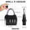 UP Security Small Combination Lock 3 Digit Combo Luggage Locks Travel Lock with Code Small Padlocks for Suitcase Backpack Zipper Bag Tool Box 2