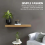 Solid Wood Floating Shelf with Hidden Compartment Home Decor A 2