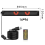 LED Auto Flexibler Bildschirm USB 5V Matrix Pixel Panel RGB 16x96 2