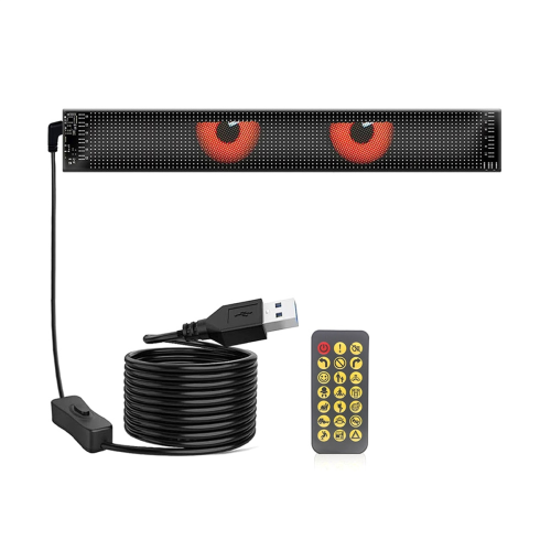 LED Auto Flexibler Bildschirm USB 5V Matrix Pixel Panel RGB 16x96