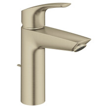 GROHE 23990EN3 Eurosmart Einloch-Badezimmerarmatur mit Einhebelmischer, Gr      e M, 1,2 GPM, geb   rstetes Nickel