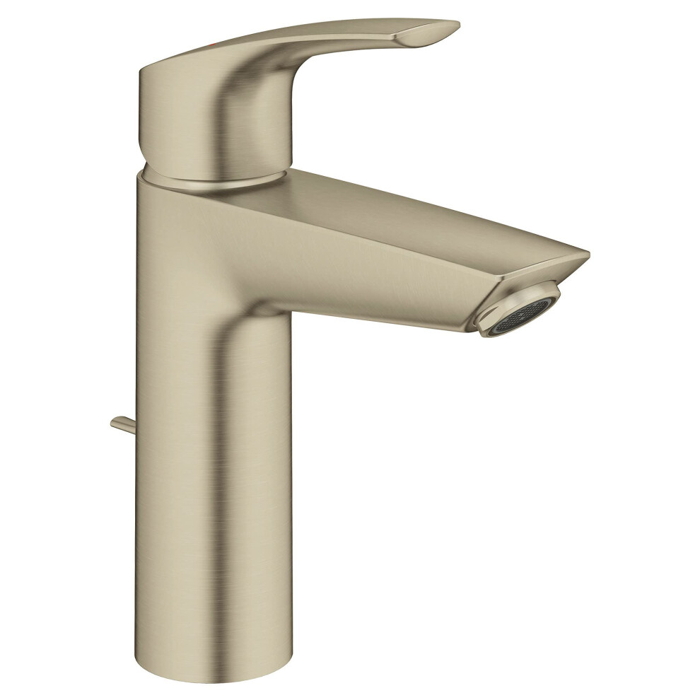 GROHE 23990EN3 Eurosmart  Single Hole Single-Handle M-Size Bathroom Faucet 1.2 GPM  Brushed Nickel