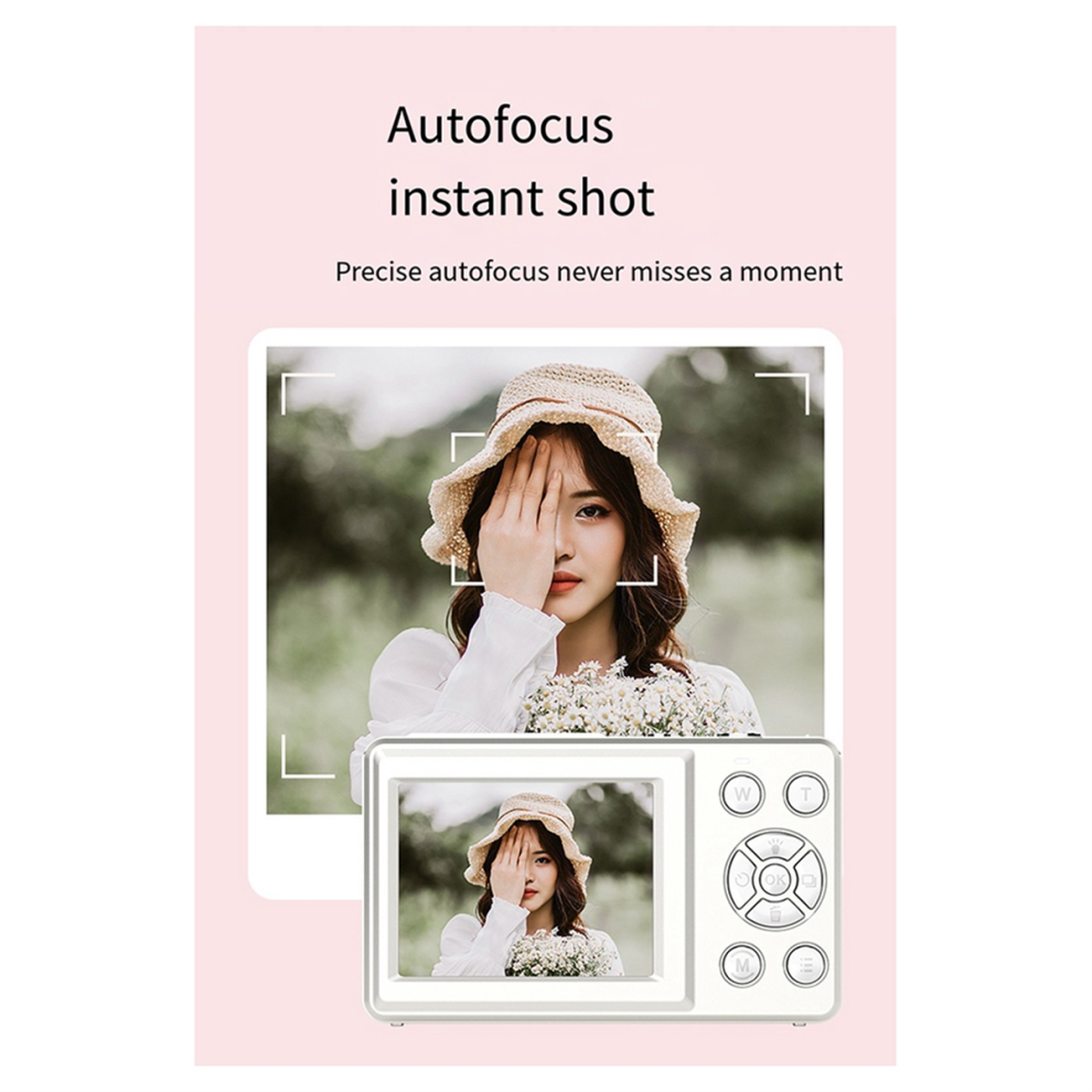 4K Ccd Digital Camera Photography Camera, Video Blog Camera, Pink-image-OPC-PGFXBNY-NEW