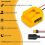 Batterijadapter met USB/Type-C/XT60-poort, voor 20V-batterij 7