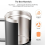 Self-Heating Coffee Cup Double Layer 304 Stainless Steel with Cup 4