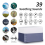 White Noise Machine Slaaphulp 39 Liedjes Rustgevende Geluiden Roségoud 2