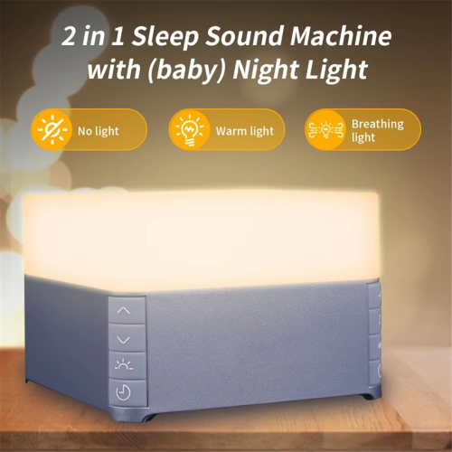 White Noise Machine Slaaphulp 39 Liedjes Rustgevende Geluiden Roségoud 2