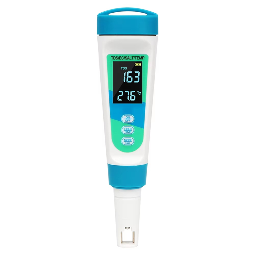 Rilevatore Tds/Ec/Salinità/Temperatura 4 In 1 Test Del Contenuto Di Sale