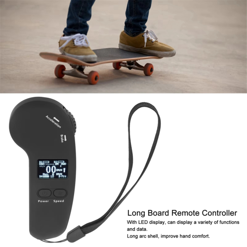 Contrôleur de skateboard électrique, télécommande sans fil à affichage LED 2