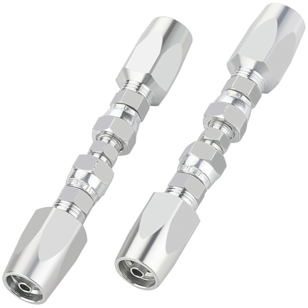2Pcs Hydraulic Hose Repair Kit, Hydraulic Repair Fitting 1/4Inch 4851108243839