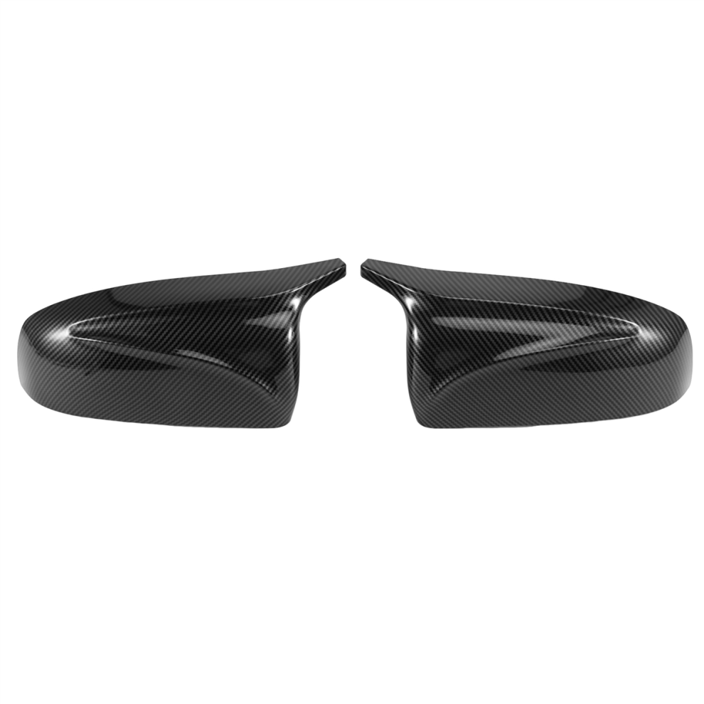 2Pcs Side Wing Rearview For X5 E70 X6 E71 Carbon Fiber Pattern 4851108243334