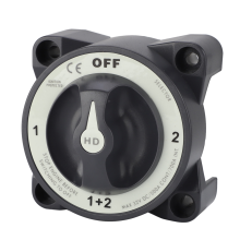 Wasserdichter, robuster 4-Positionen-Marine-Batterietrennschalter - IP65, 500 A, Make-for-Break, ideal für Boote und Wohnmobile