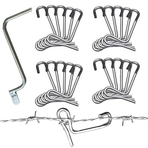 Zaundraht-Spannwerkzeug, 20 x Drahtspanner mit Griff, Spanner 2