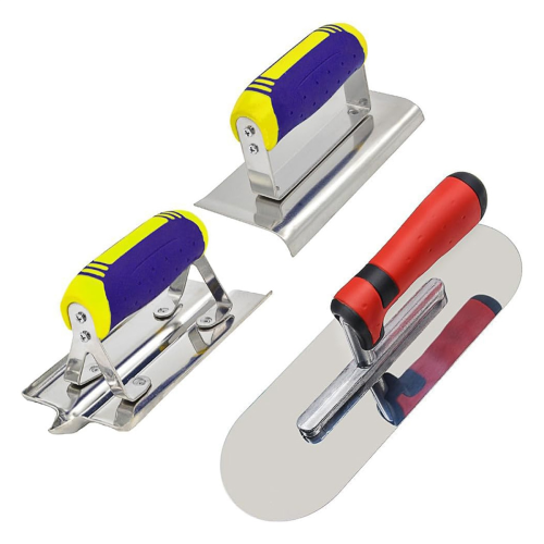Colher de pedreiro de aço inoxidável para piscina (11 x 4 polegadas) Cortador e sulcador de concreto