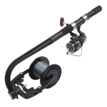 Enrolador de linha de pesca, braçadeira de mesa ajustável, máquina de carretel de pesca