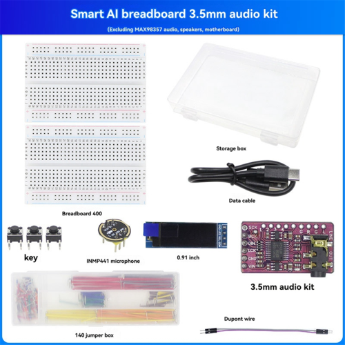 AI Voice Chat Robot Breadboard Κιτ ήχου 3,5 mm για ρομπότ φωνής AI 1
