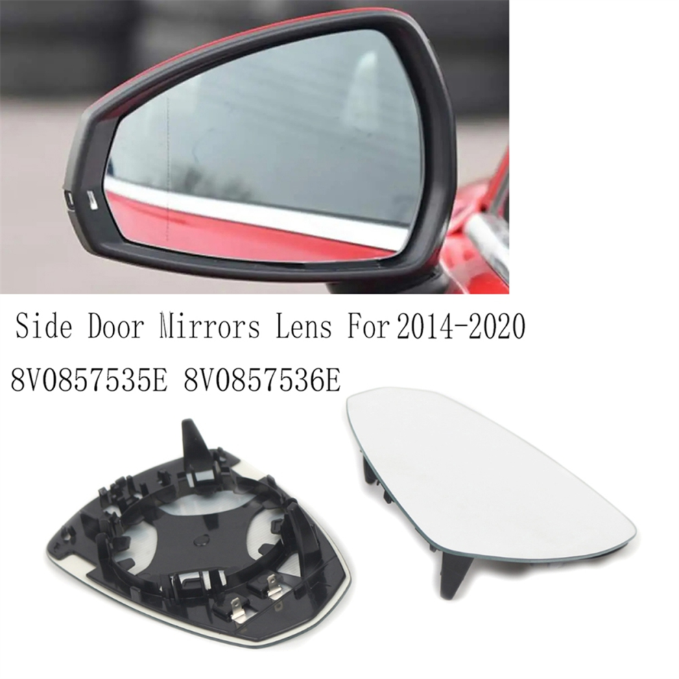 Car Side Mirrors Lens Rearview Mirror Glass With Heating For A3 4851108260669