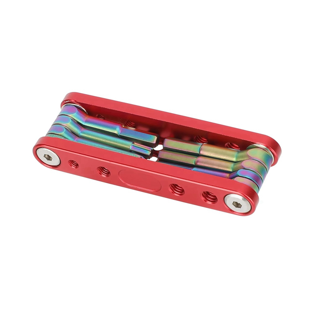 Multi-Tool Folding Hexagon Socket Wrench Folding Plumb Screw Tool 4851108258789