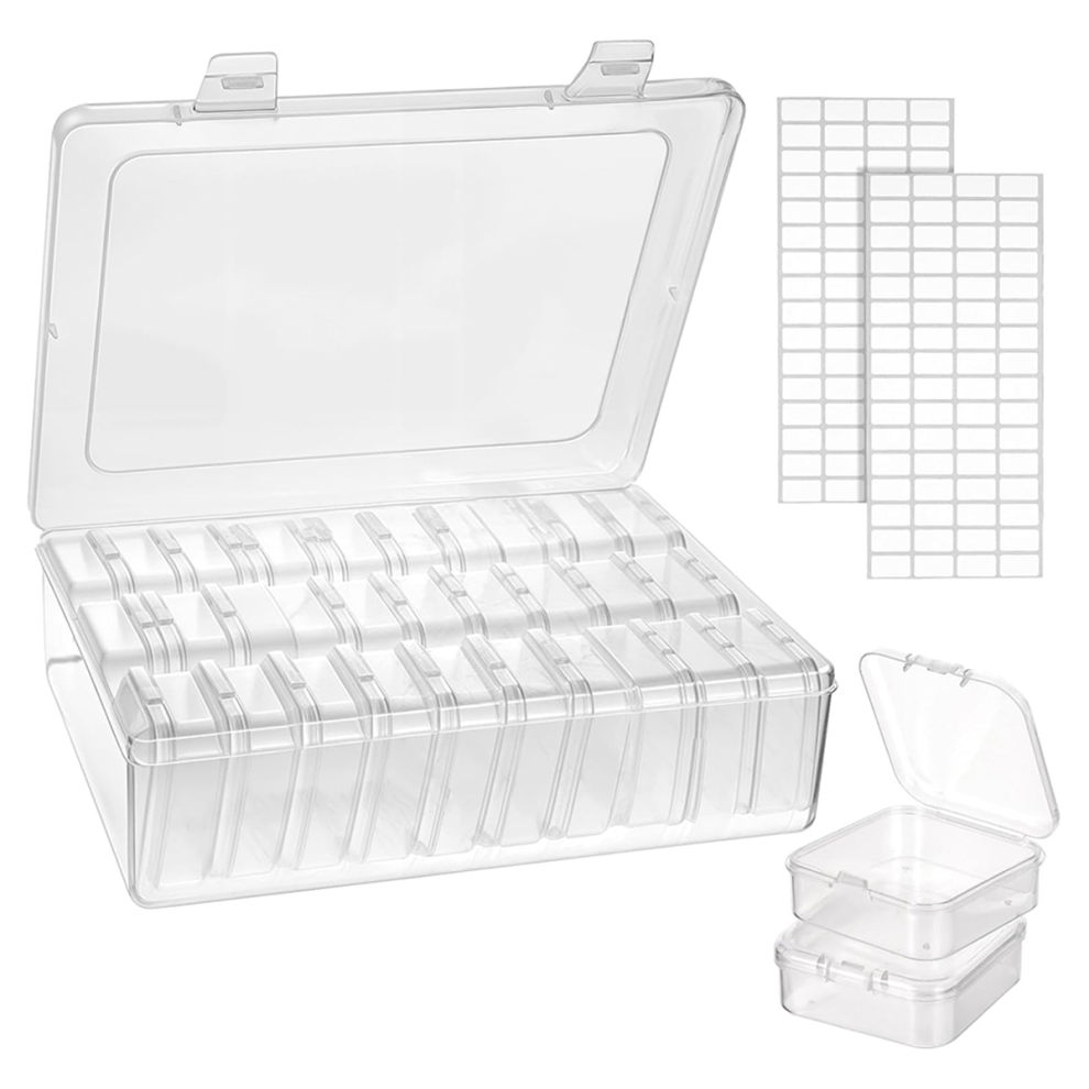 62 stuks kralenorganizers opbergdoos voor het maken van sieraden kralendoosjes