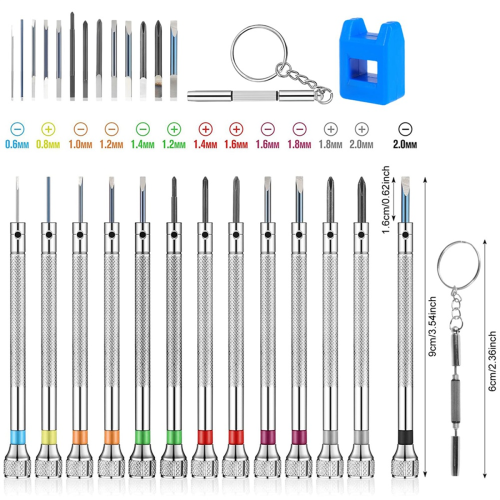 26Pcs Watch Screwdriver Set Anti Slip Small Screwdriver Set 1