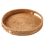 Rattan-Serviertablett 30 cm, geflochtene Serviertabletts mit Griffen 1