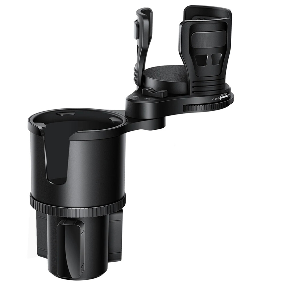 Car Water Cup Holder Multifunctional Rotating Center Console Black 4851108271702
