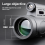 Μονόφθαλμα 12x50 BAK4 Prism Portable HD Μονόφθαλμο, Standard 4