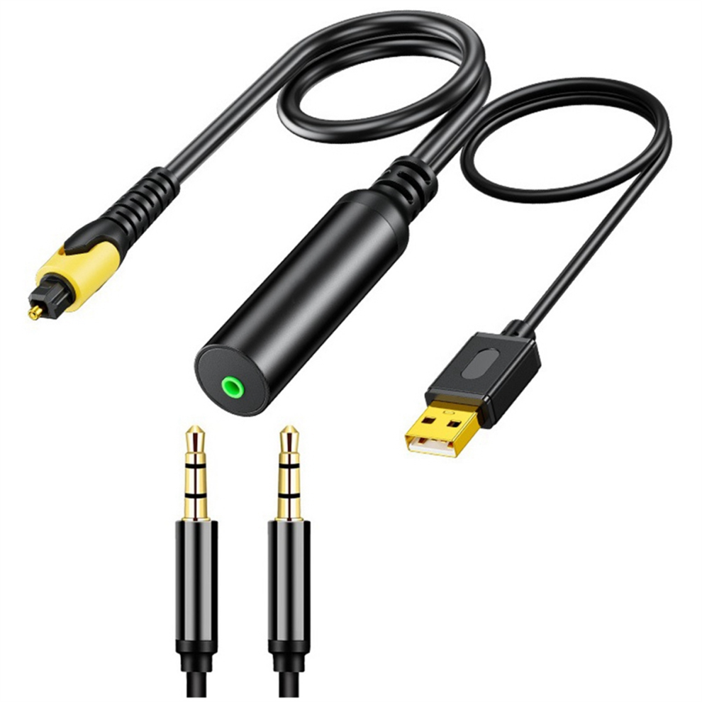 3.5Mm To Spdif Audio Converter Analog To Digital Audio Adapter 4851108269358