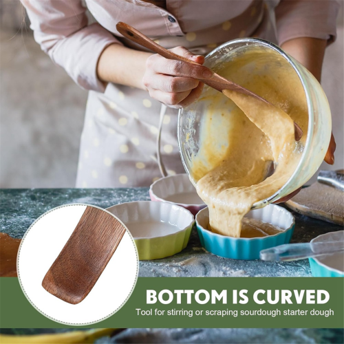Praktischer Rührstab Aus Holz - Ideal Für Teig Und Küche