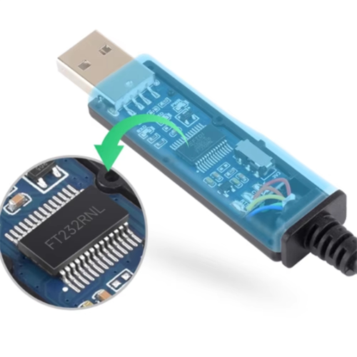 Circuit de protection d'interface 6 broches pour câble série USB vers TTL(C) 2