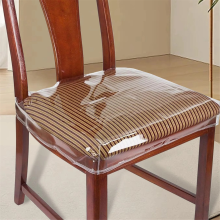 Transparent PVC Dining Chair Covers (4-Pack) Waterproof, Dirt-Resistant Protective Covers for Most Dining Chairs