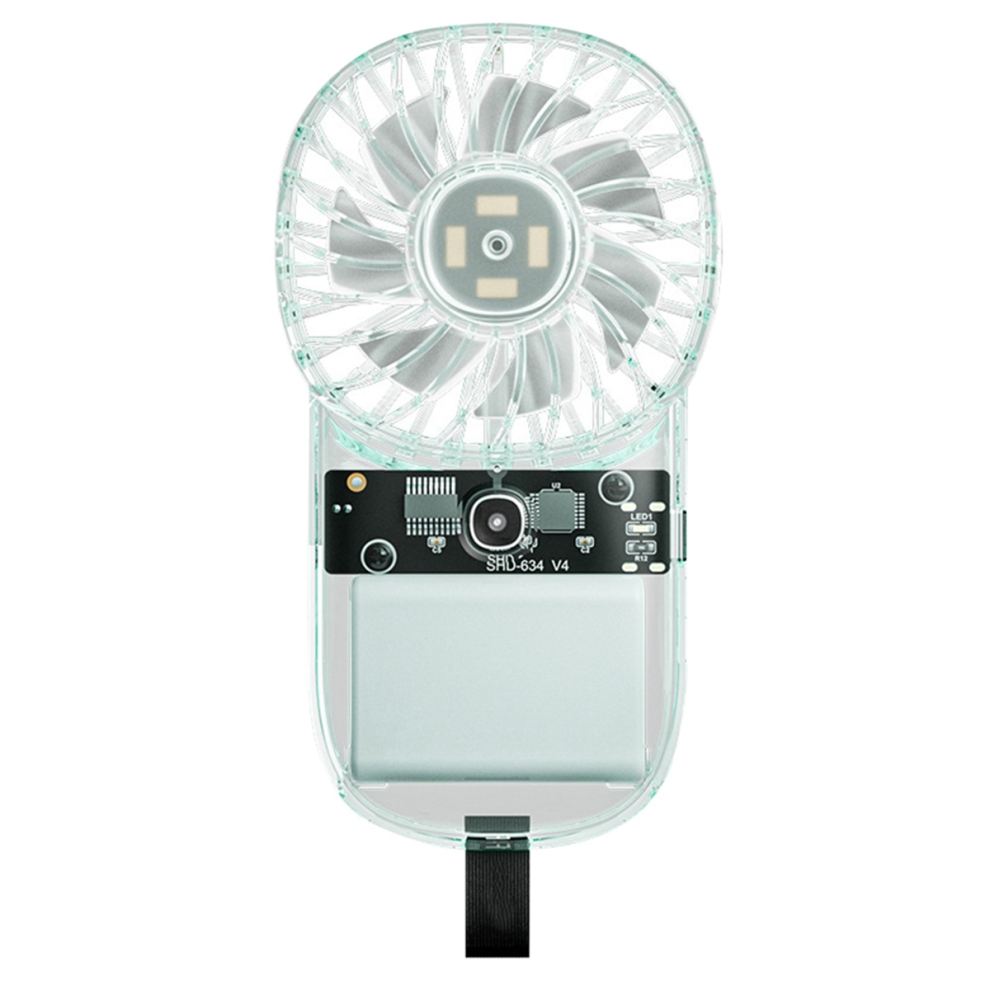 Handheld Mini Fan with Adjustable Speed and 1200mAh Battery-image-OPC-PGFYFDS-NEW