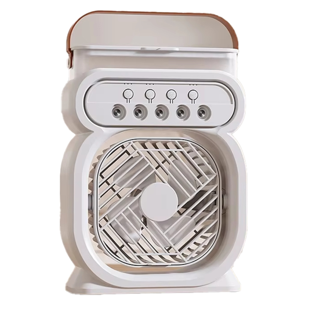 Climatiseur 3 en 1, petit ventilateur, refroidisseur d'air domestique, LED blanche