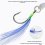 10Pcs Iscas de pesca de metal com gancho 2