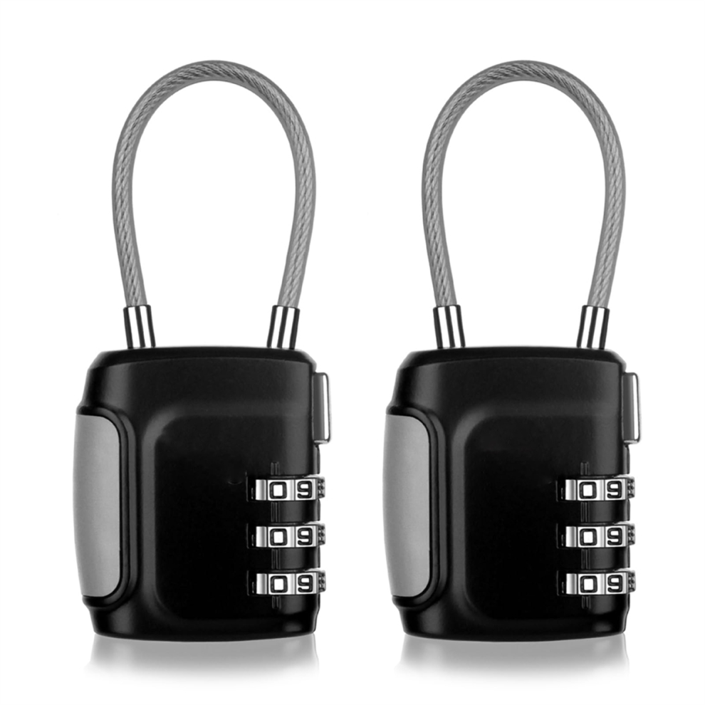 Cadenas à 4 chiffres pour bagages, casier de sport, salle de sport, école