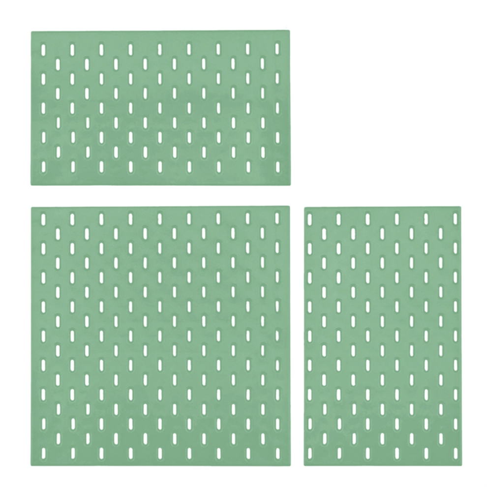 Articoli Decorativi Per Mobili In Miniatura, Supporto Da Parete In Pannello Perforato Verde