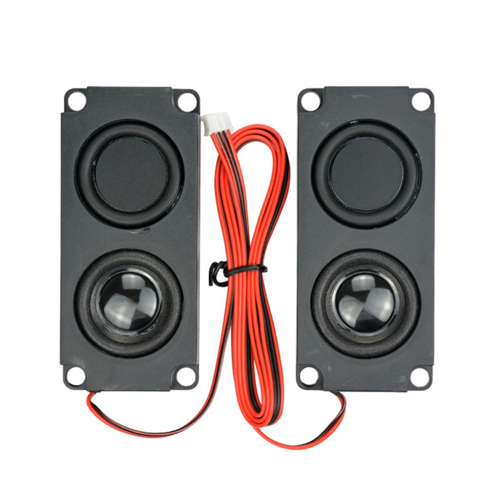 2Pcs Compact Square Speakers Sound System 45100 Speaker For Home 4851108291557