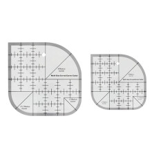 Gebogen hoeksnijder Liniaal DIY knutselen Patchwork Naai Liniaal