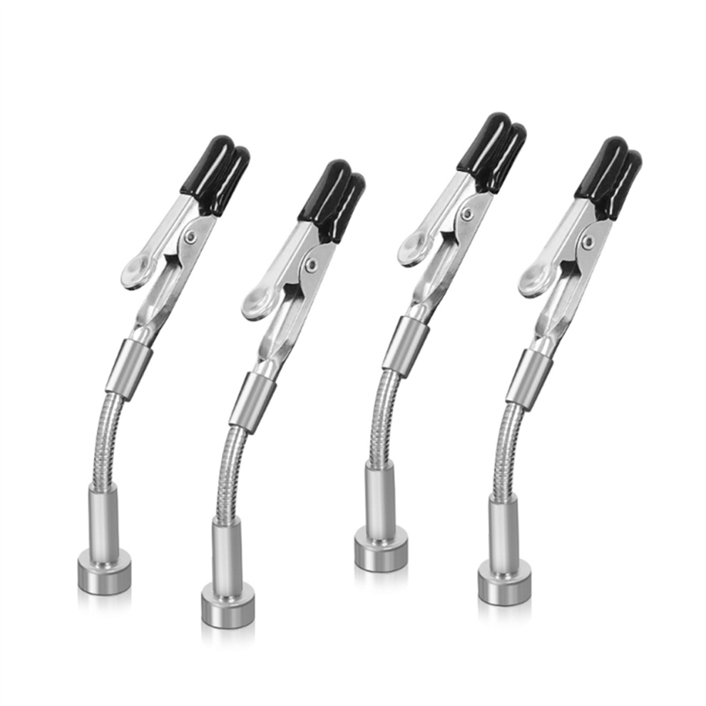 4Pcs Flexible Gooseneck Metal With Alligators Clips 4851108297221