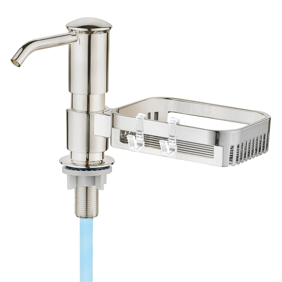 Soap Dispenser for Kitchen Sink, ABS Pump Heads Silver