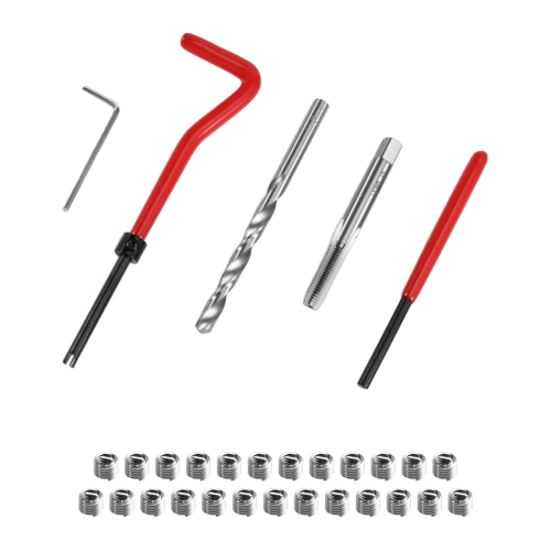 30PCS Κιτ επισκευής νήματος M6x1 για αποκατάσταση κατεστραμμένου κλειδιού νήματος 2