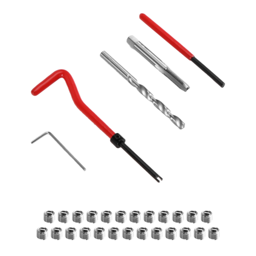 30PCS Κιτ επισκευής νήματος M6x1 για αποκατάσταση κατεστραμμένου κλειδιού νήματος 1