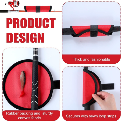 6 stücke Locken Wrap Köder Handschuhe Locken Abdeckungen Angeln Köder Abdeckungen Locken Haken 2