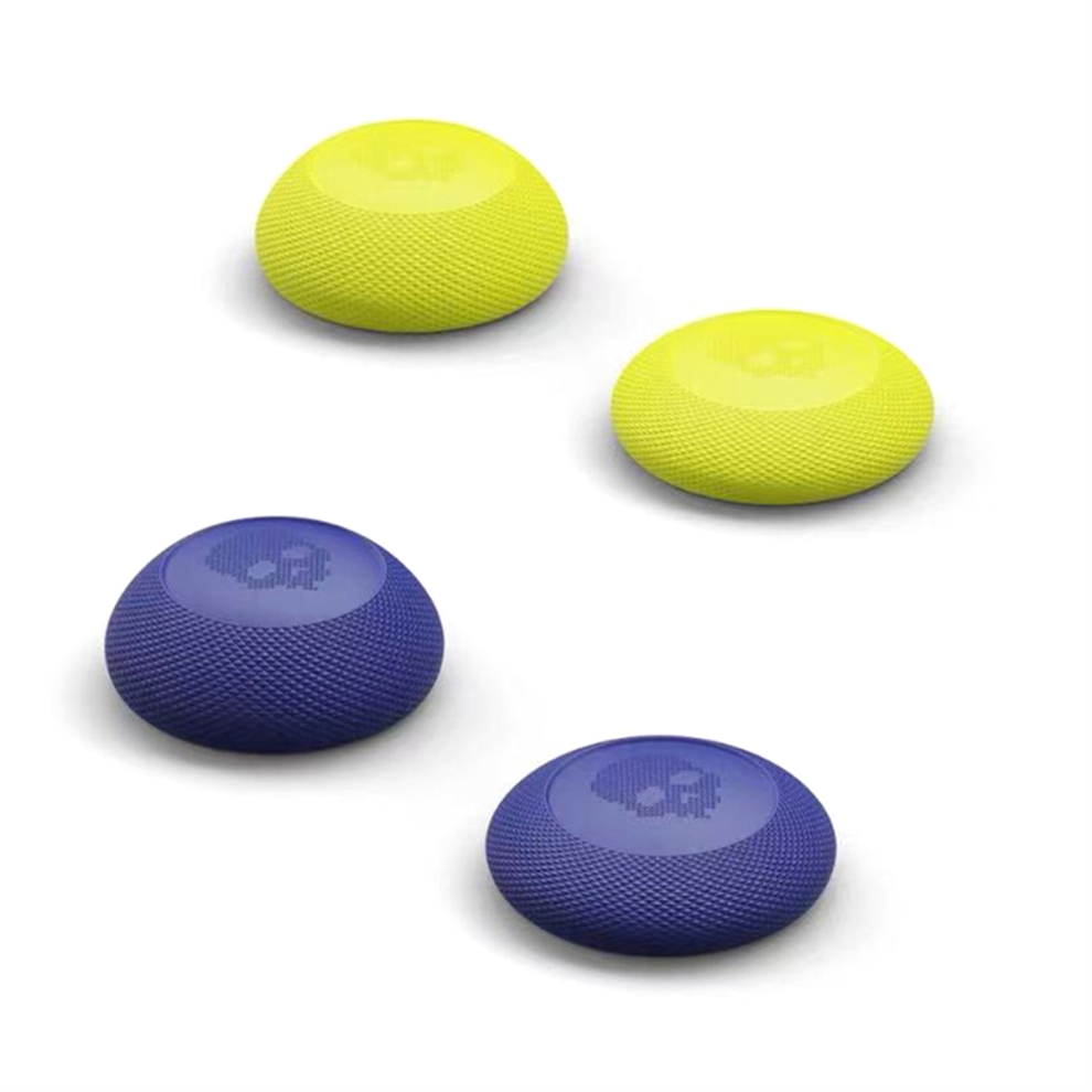 Convex Thumb Grip Set Joystick Cap Thumbstick Cover - Yellow/Blue 4851108207527