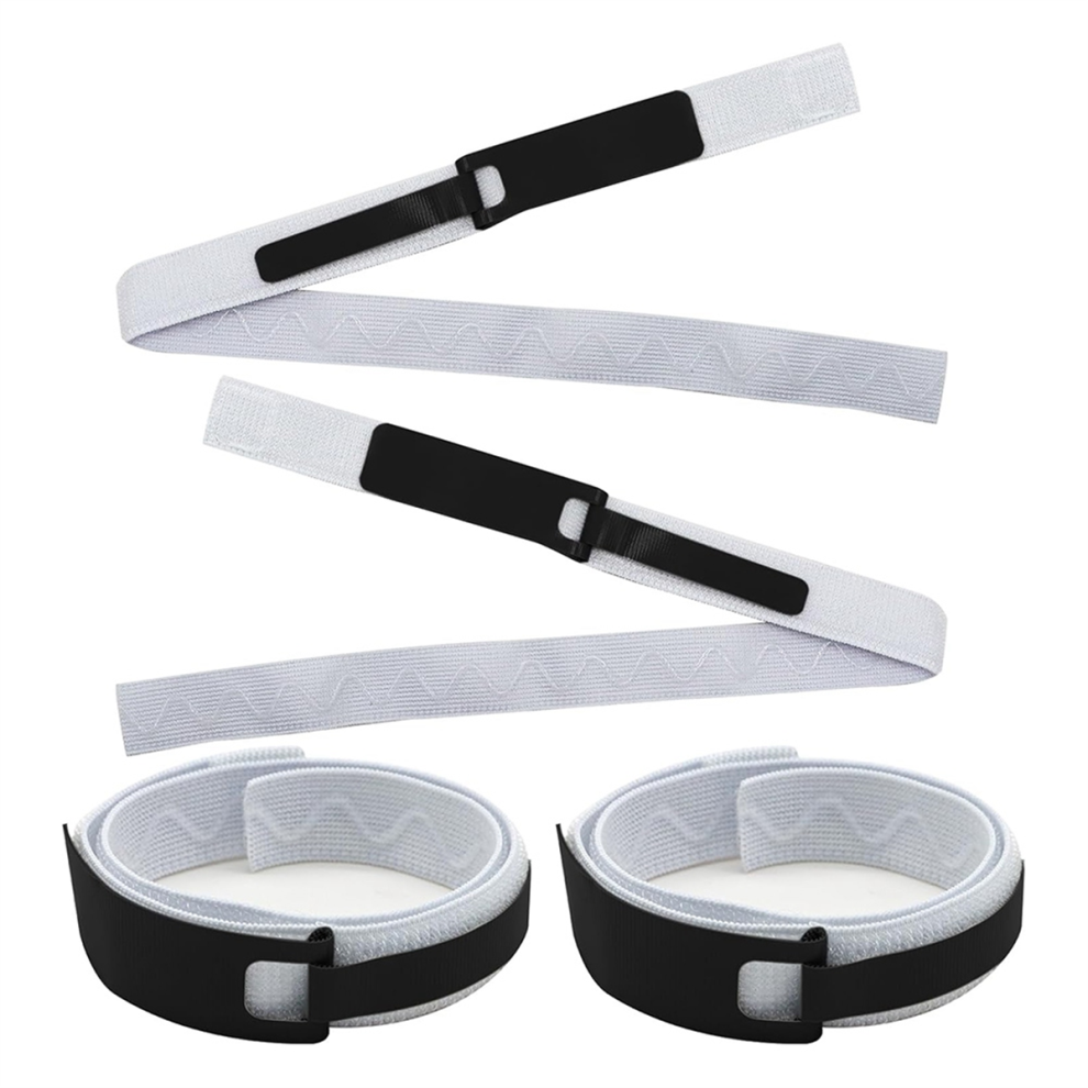 Markenlos Foley Catheter Holder Urinary Legband Holder 4 Pcs Elastic Black