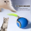 Interactive Cat Toy Indoor Smart Interactive Cat Toy Ball Orange 2