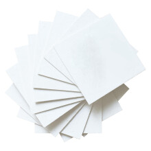 Magic Foam Texture Paper - Κάρτες λευκής κυτταρίνης 4x4 ιντσών, 10 φύλλα