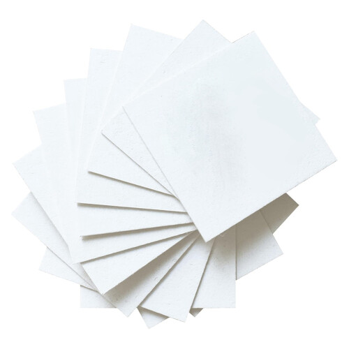 Magic Foam Texture Paper - Κάρτες λευκής κυτταρίνης 4x4 ιντσών, 10 φύλλα